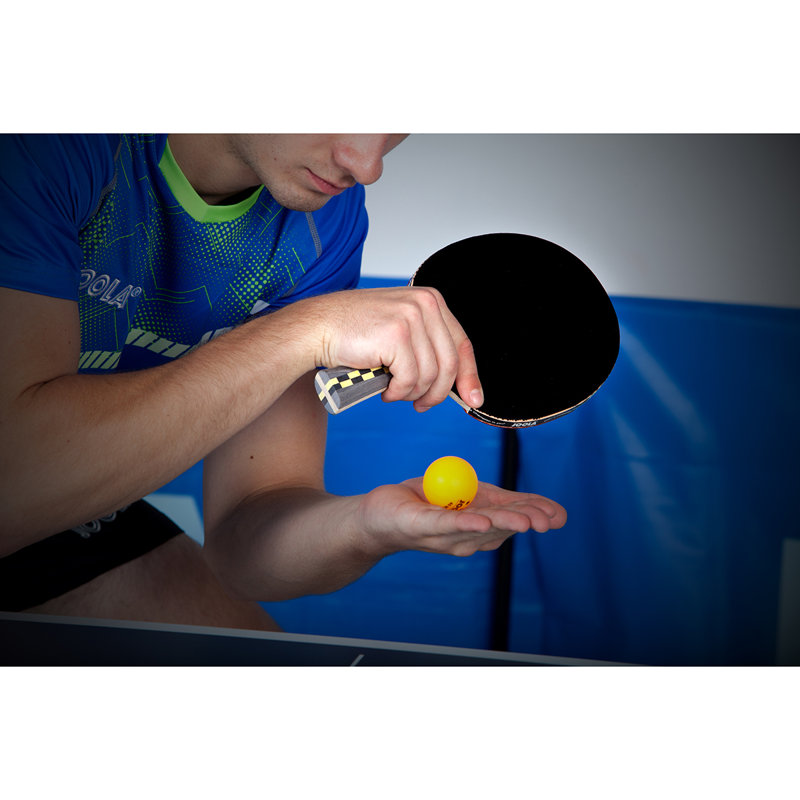 JOOLA Carbon Pro Table Tennis Racket Ping Pong Paddle with Flared